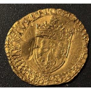 France François Ier - Gold Shield With Sun, 5th Type - 1519 / 1547