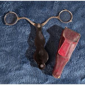 Late 18th Century Scissor-binoculars, Tortoiseshell, Silver