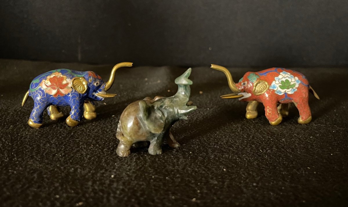 Elephants In Cloisonne -photo-3