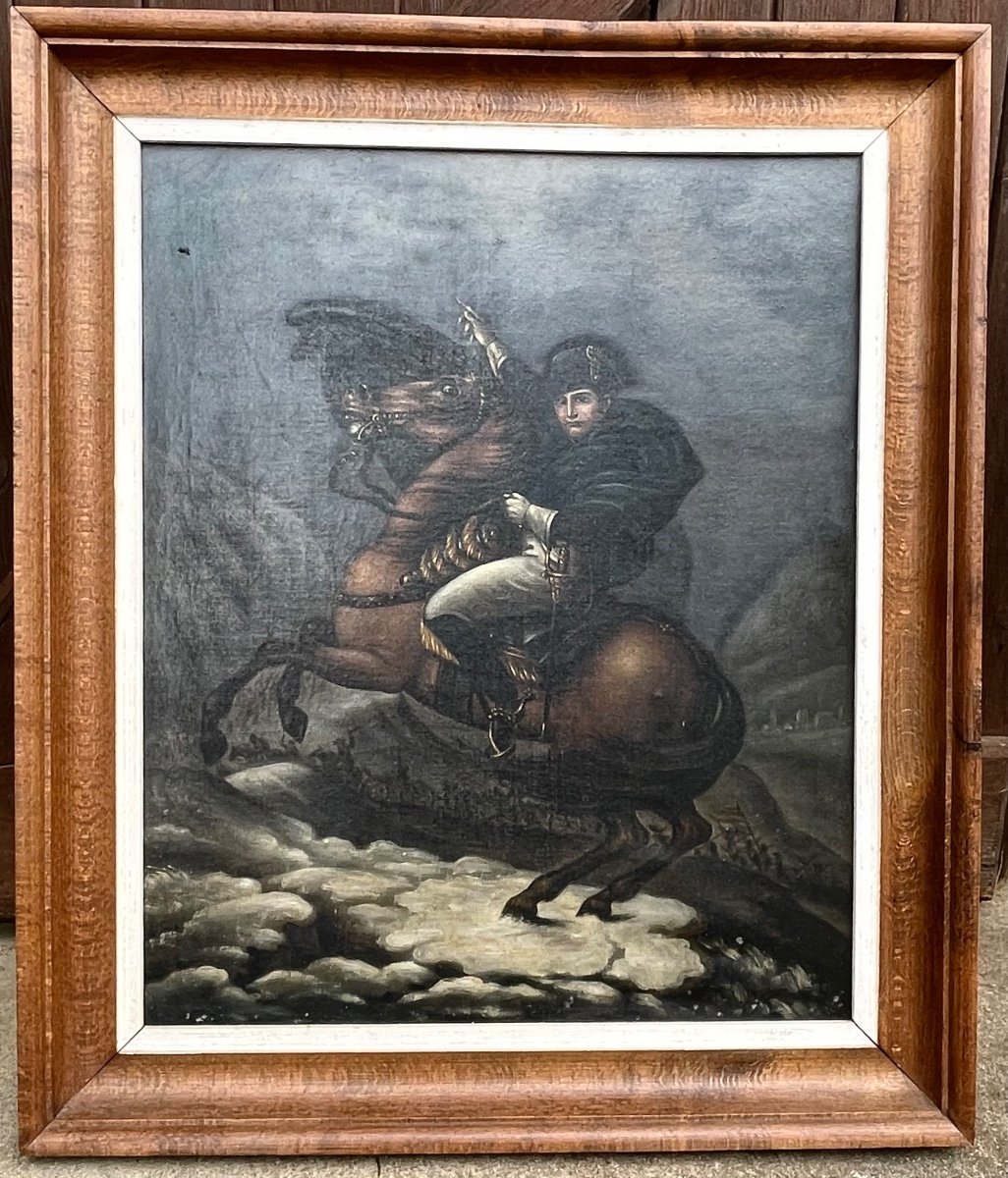 Painting "napoleon Crossing The Alps"-photo-2