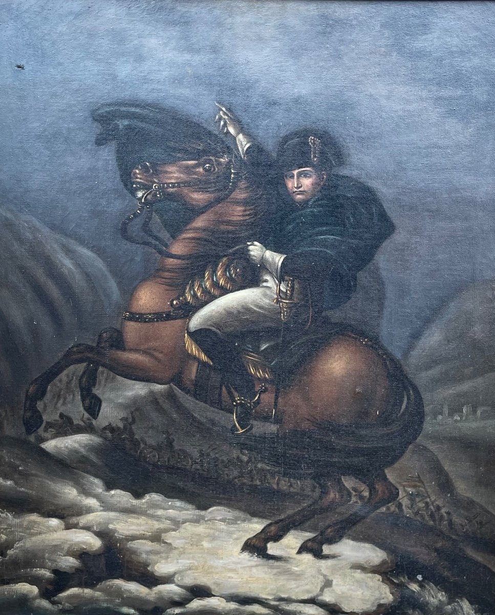 Painting "napoleon Crossing The Alps"