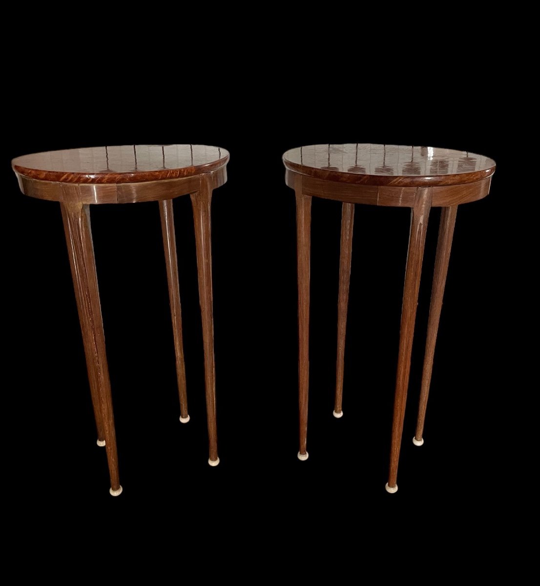 Pair Of Art Deco Side Tables -photo-2