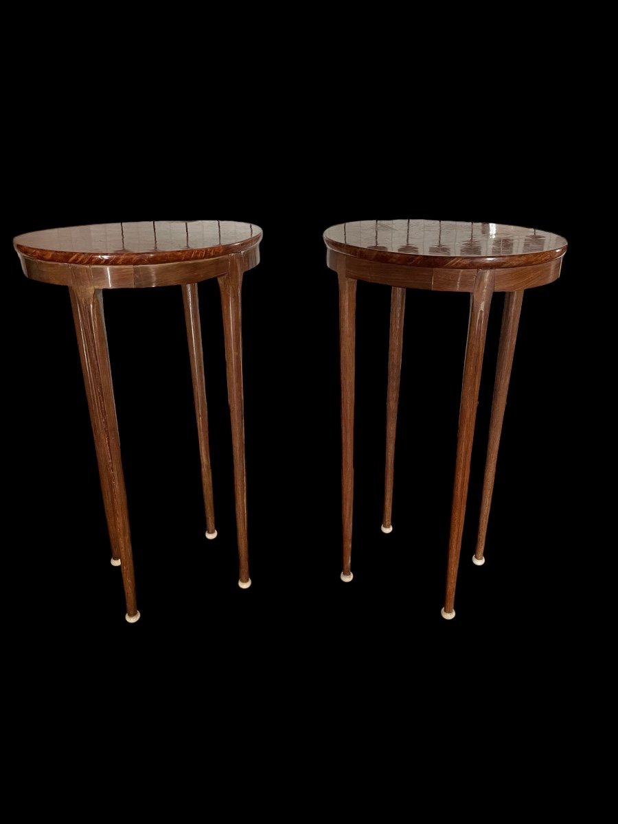 Pair Of Art Deco Side Tables 