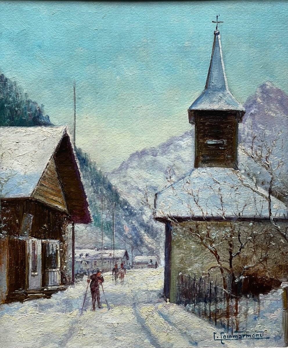 "les Houches" By Pierre Louis Marie Commarmond-photo-2