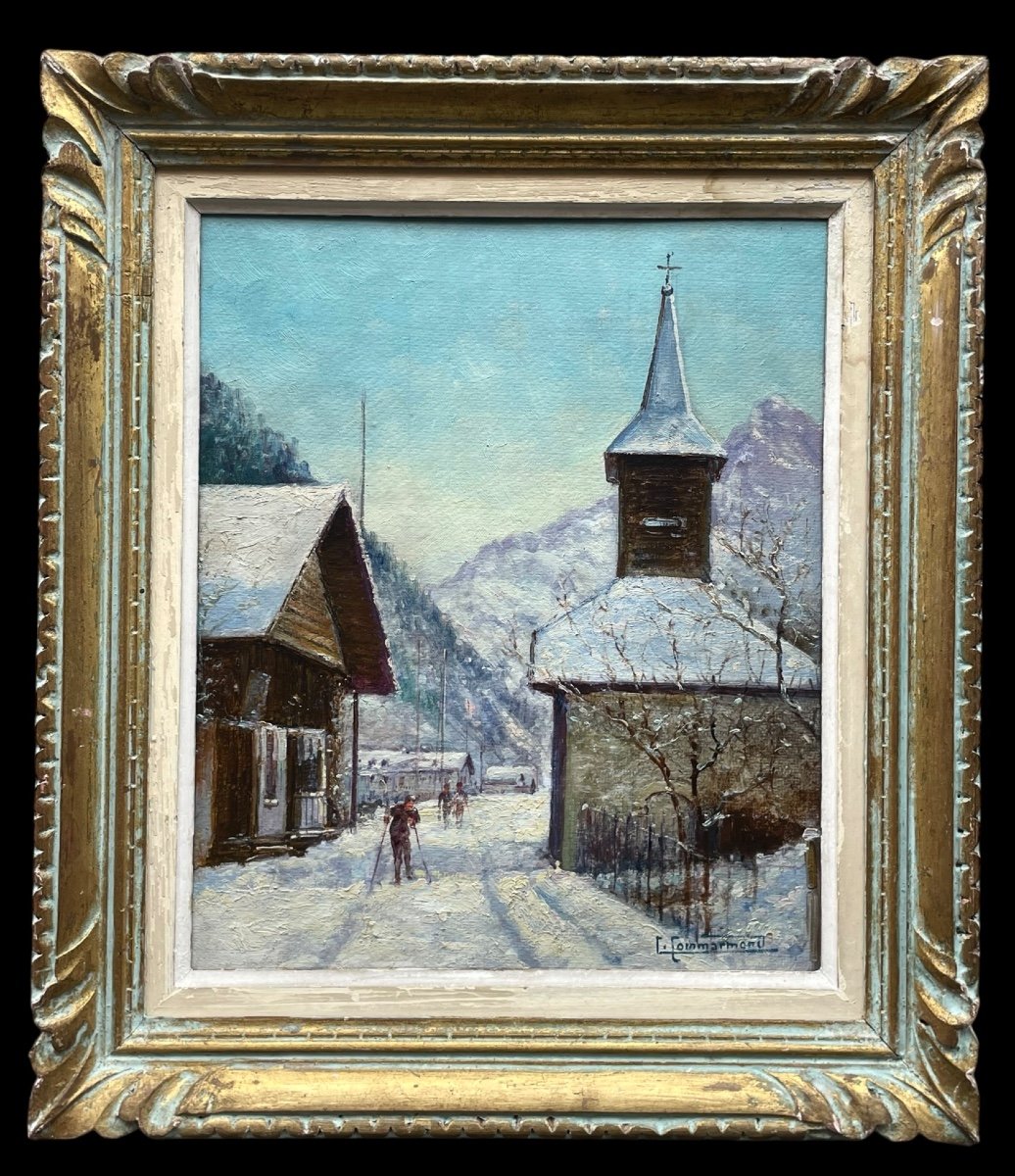 "les Houches" By Pierre Louis Marie Commarmond