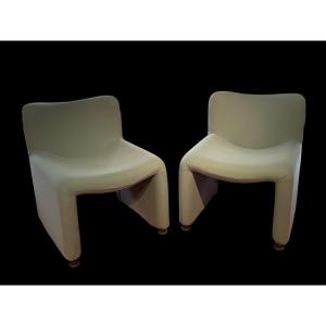 Pair Of 70 Armchairs Arfa Edition