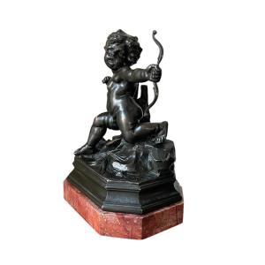 « l’amour » Bronze Ancien Par Gustave Doré 1832-1883