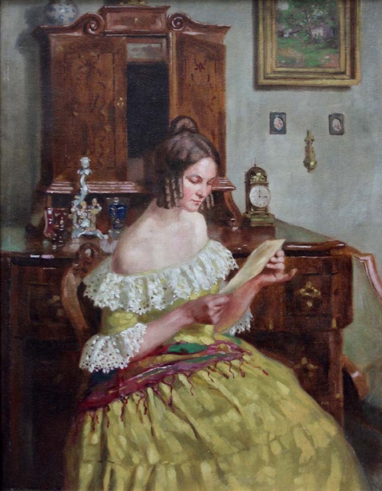 Love Letter By Karl Viktor Mayr (austrian, 1882-1974)-photo-2