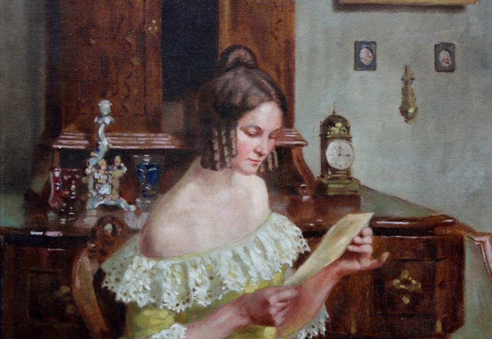 Love Letter By Karl Viktor Mayr (austrian, 1882-1974)-photo-3