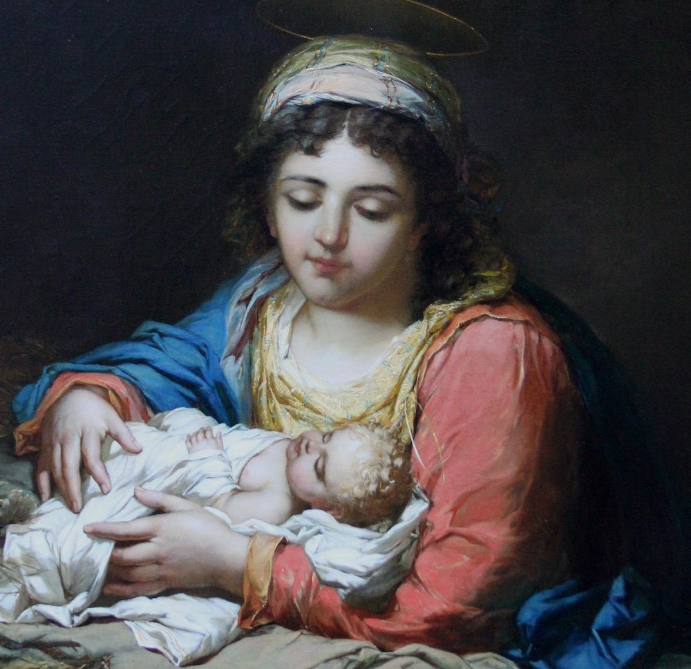 Madonna  Hold By Hans Zatzka (austrian 1859-1945)-photo-3