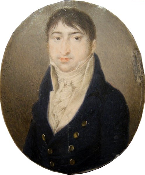 Josef Grassi (1755-1838) Potrait Miniature De F.j. Beschorz, l'Acteur De La Cour Berlin-photo-2