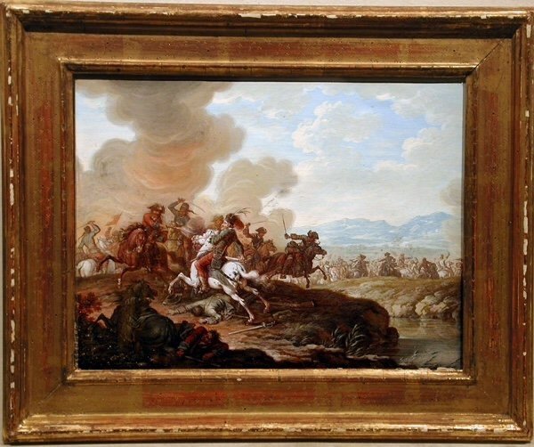 Louis Nicolas Van Blarenberghe (1716 - 1797), Attributed To , Medieval Battle Scene