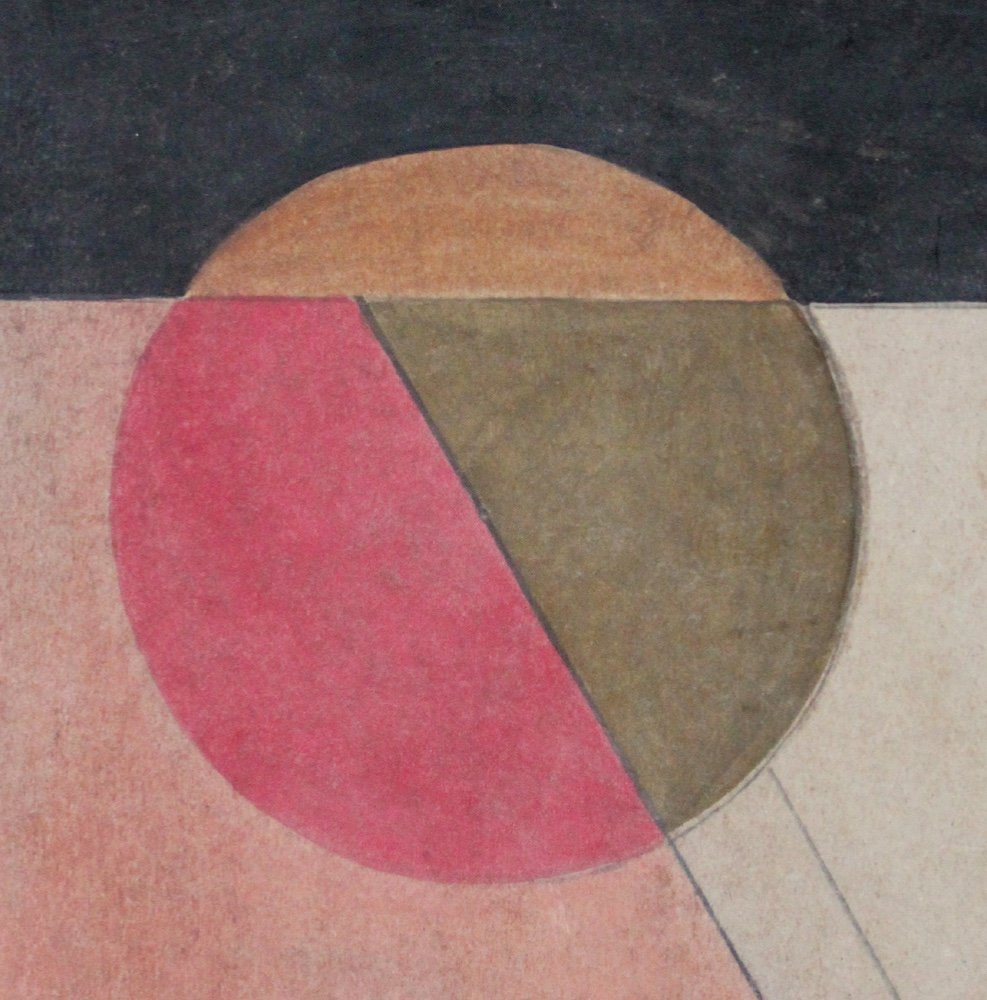 Abstract Composition By Charles Bert (born 1873 In Milwaukee - Died In Lyme/usa)-photo-3