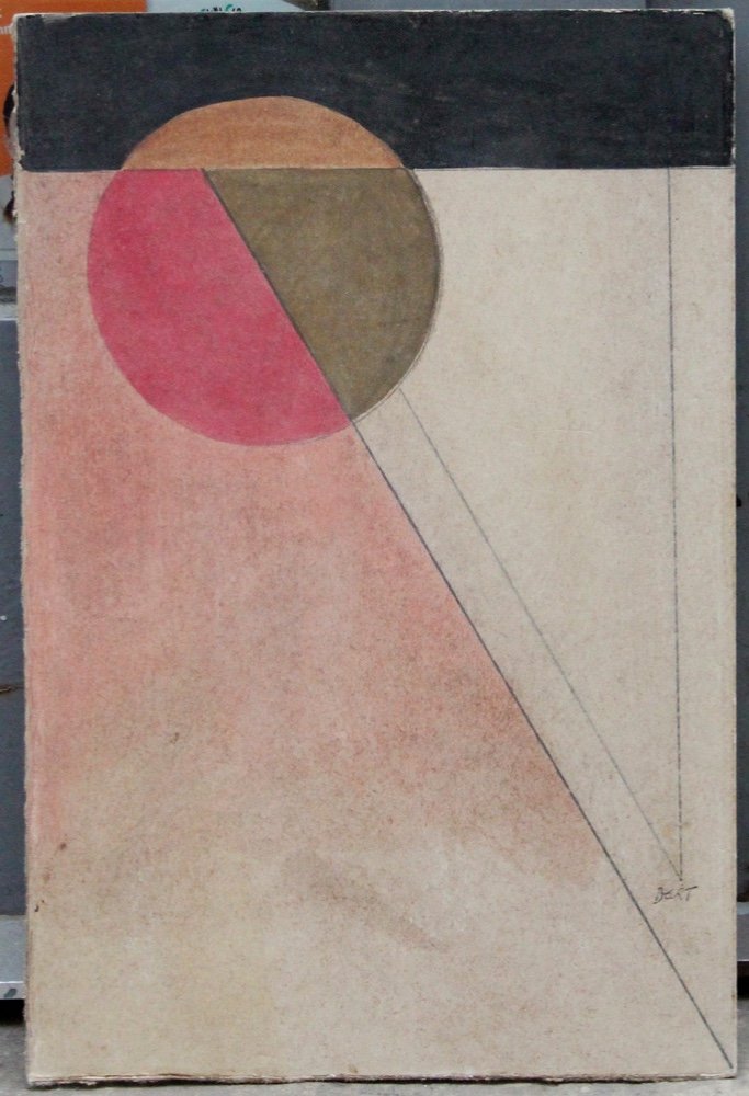 Abstract Composition By Charles Bert (born 1873 In Milwaukee - Died In Lyme/usa)