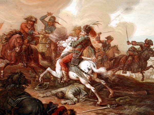 Louis Nicolas Van Blarenberghe (1716 - 1797) Medieval Battle Scene-photo-3