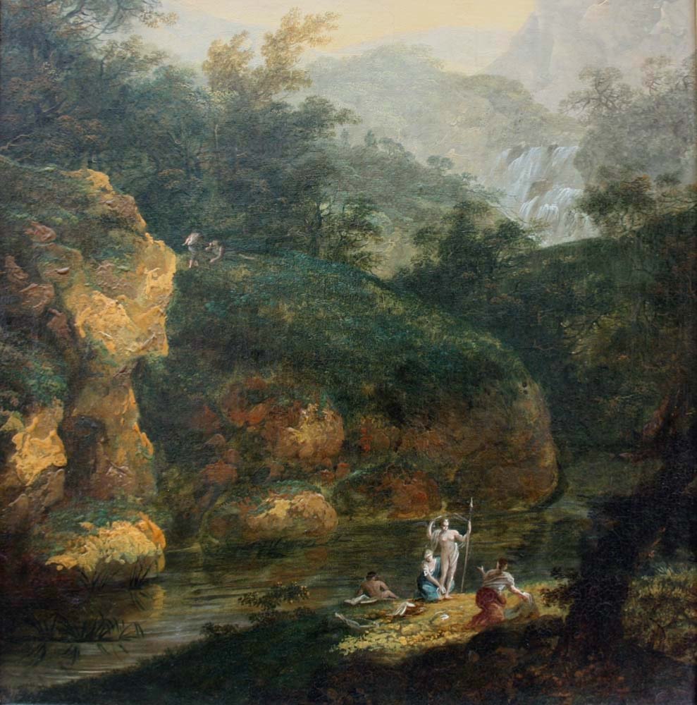 A Pair Of Italian Landscapes By Christian Wilhelm Ernst Dietrich Dietricy (1712-1774)-photo-1