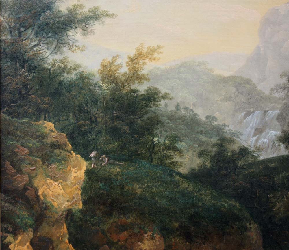 A Pair Of Italian Landscapes By Christian Wilhelm Ernst Dietrich Dietricy (1712-1774)-photo-3