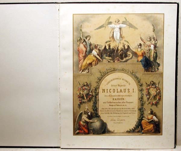 Rare Album: Nikolaus I. Of Russia: A Letter Of Obedience And Donation To The Tsar, Dated 1850-photo-2