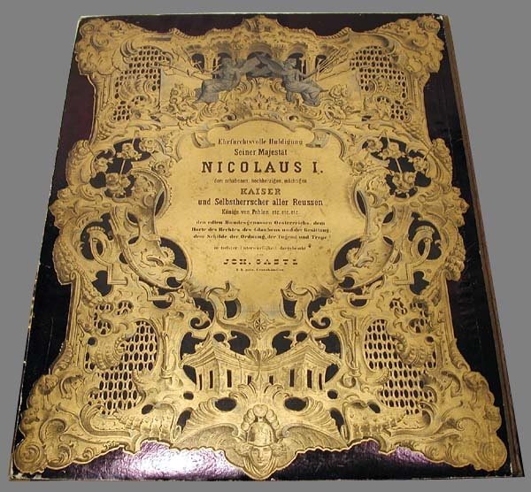 Rare Album: Nikolaus I. Of Russia: A Letter Of Obedience And Donation To The Tsar, Dated 1850-photo-6