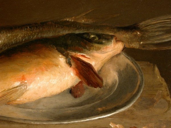 Still Life With Fishes By Bohuslav Slansky (czech, Born 1900)-photo-3