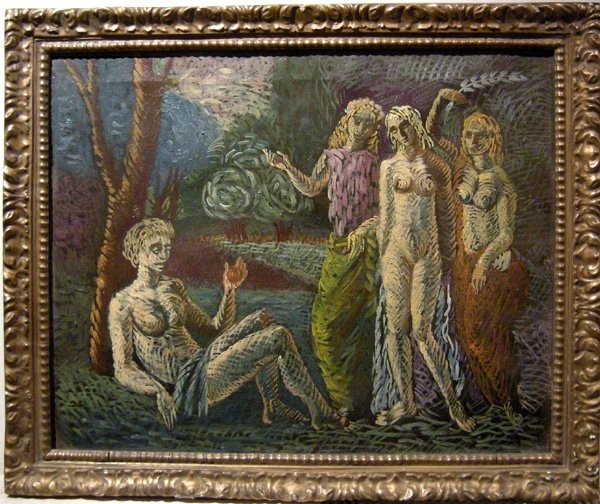 “the Judgment Of Paris” By Maria Schwamberger-riemer (austrian 1896 - After  1958)