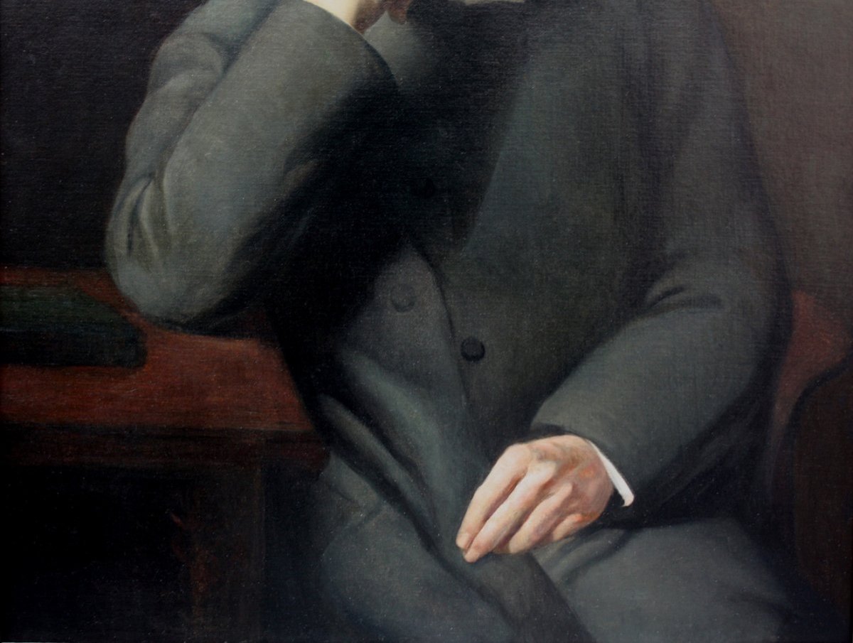 Friedrich Amerling (autrichien, 1803 - 1887 ), Attr. Portrait d'Un Savant-photo-1