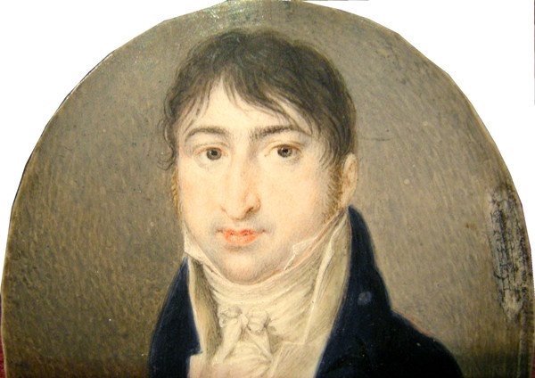 Josef Grassi (1755-1838) Potrait miniature de F.J.Beschorz, l'acteur de la cour Berlin-photo-4