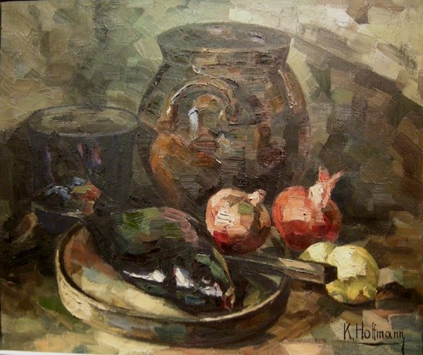 Karl Hoffmann (1893-1972) Still Life-photo-3