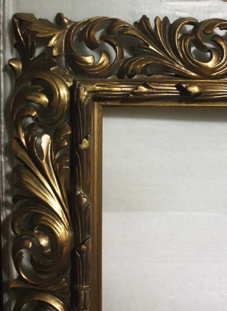 Cadre d'Origine Florentine pour miroirs ou tableaux, XIXe Siècle-photo-2