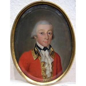 Anton Graff (allemand 1736 - 1813) Portrait du Comte Osterman, miniature sur ivory
