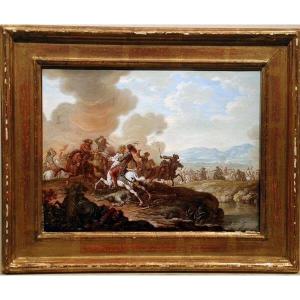 Louis Nicolas Van Blarenberghe (1716 - 1797), Attributed To , Medieval Battle Scene