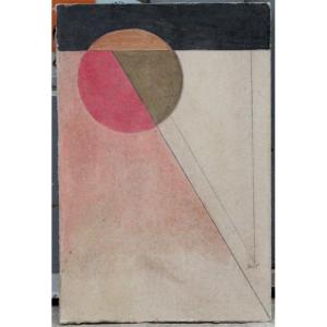 Abstract Composition By Charles Bert (born 1873 In Milwaukee - Died In Lyme/usa)