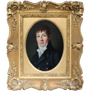 Portrait Of A Young Gentleman By Louis Léopold Boilly (1761- 1845), Attr.