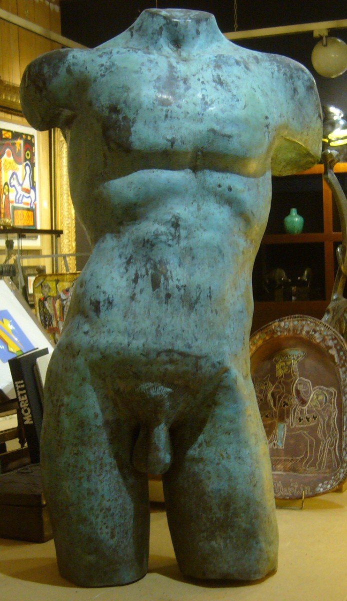 Torso Of Young Bronze Man-photo-2