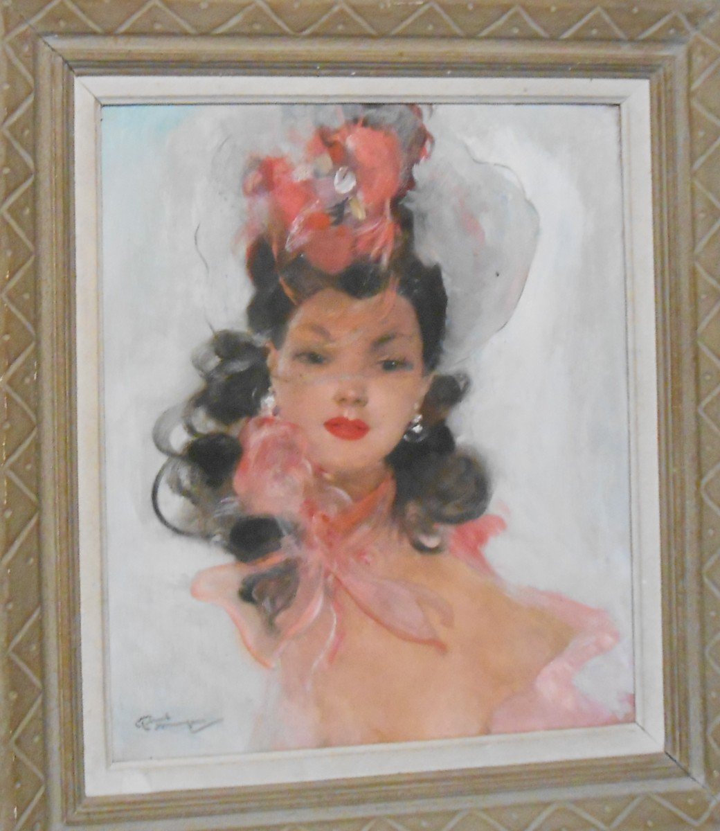 Le Bibi Rose  Jean Gabriel Domergue-photo-2