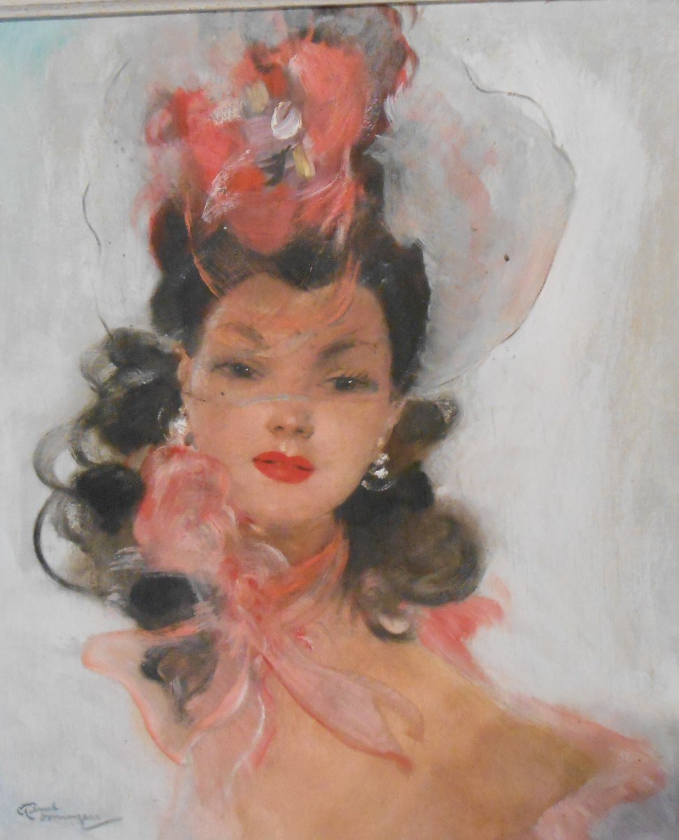 Le Bibi Rose  Jean Gabriel Domergue-photo-3