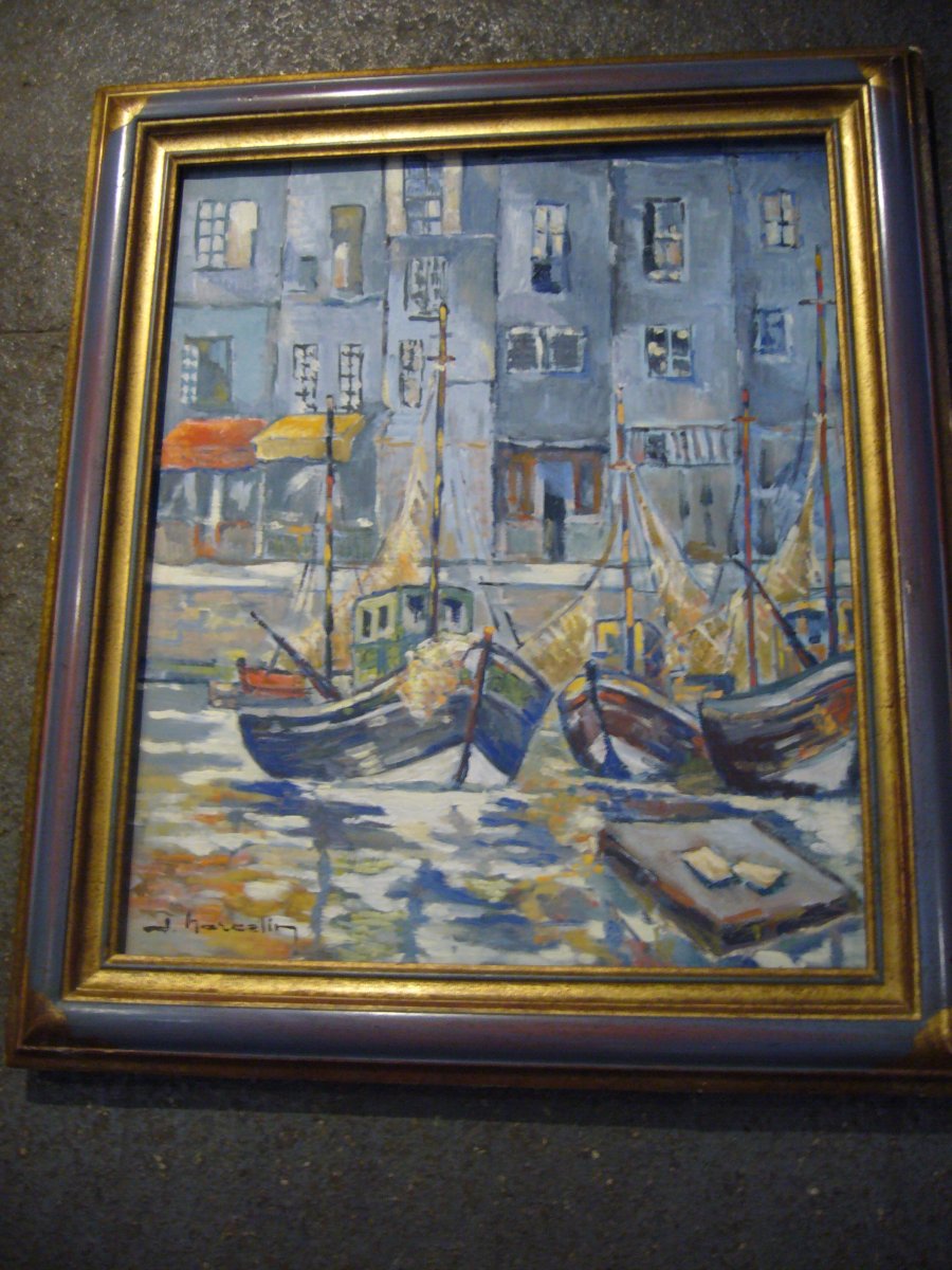 Le Port à Honfleur / JACQUES  MARCELLIN-photo-3