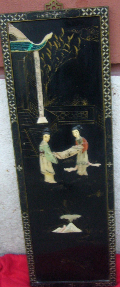 Lacquer Panels And Semi Precious Stones China-photo-2