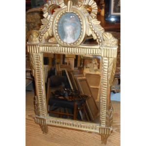 Louis XVI Trumeau Mirror, 19th Century