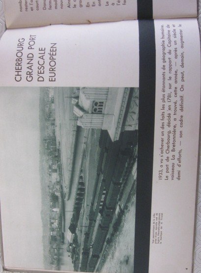 Cherbourg Livret Inaugural Gare transatlantique 1933-photo-3