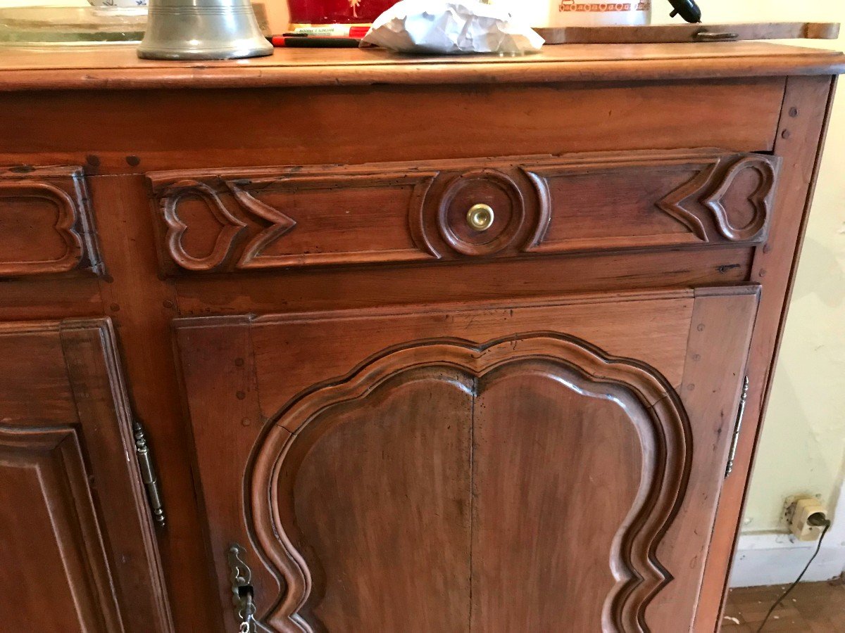 Regional Wooden Sideboard, Normandy, 18th Century-photo-2