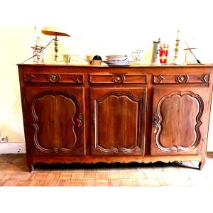 Buffet Enfilade Régionale En Bois , Normadie, époque XVIII ème