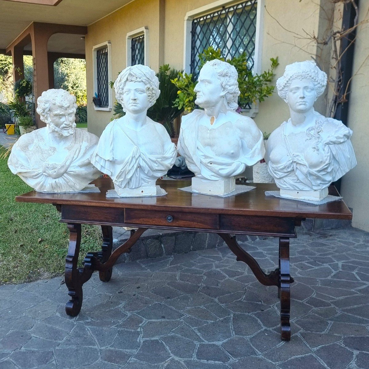 4 Plaster Busts From 1900: A Treasure Of Art And History