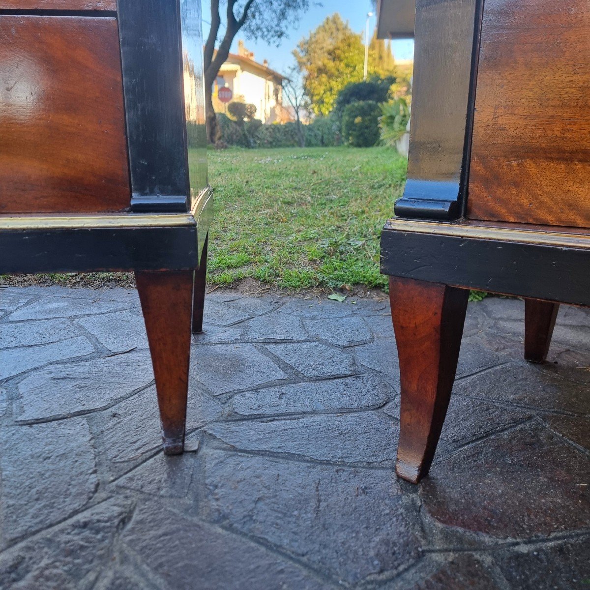 Pair Of Walnut Dressers 1810 First Empire-photo-8