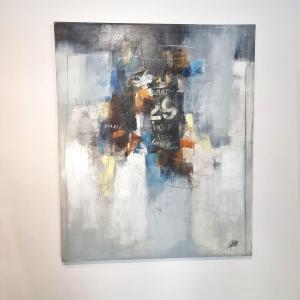 élégante Toile En Technique Mixte Art Contemporain De Gianpietro Cavedon