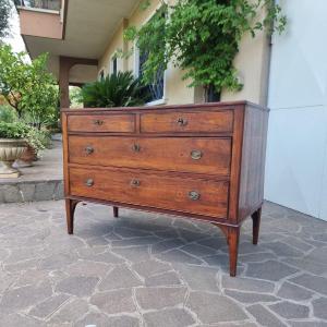 Venetian Directoire Chest Of Drawers From 1780 In Cherrywood