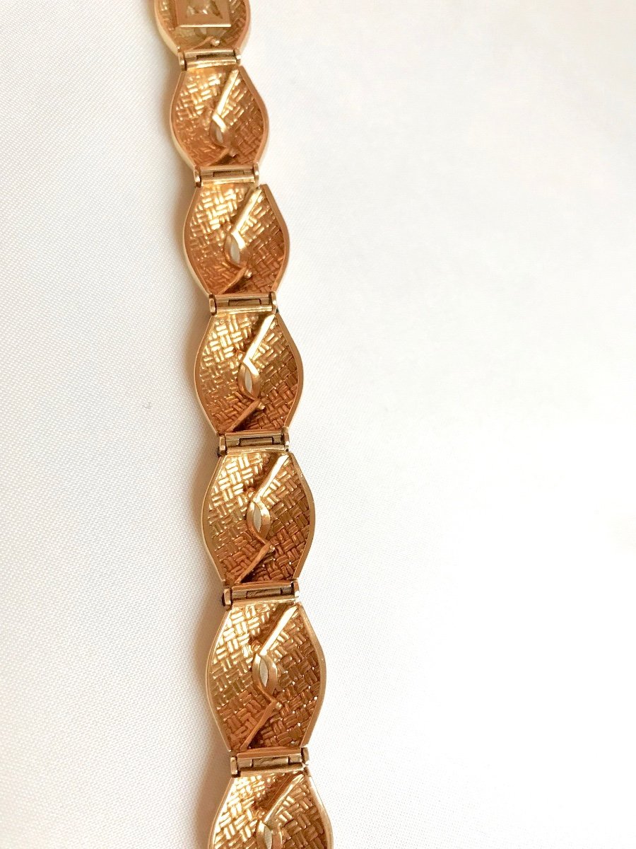 Boucheron Bracelet Ancien 1960 Or Et Saphirs-photo-3