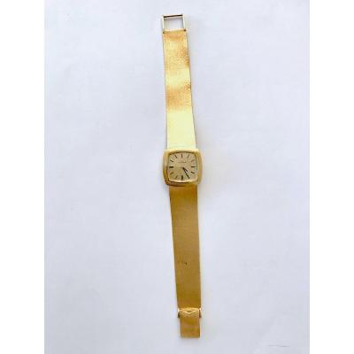 Movado Mechanical Ladies Watch Circa 1960 In 18k Yellow Gold