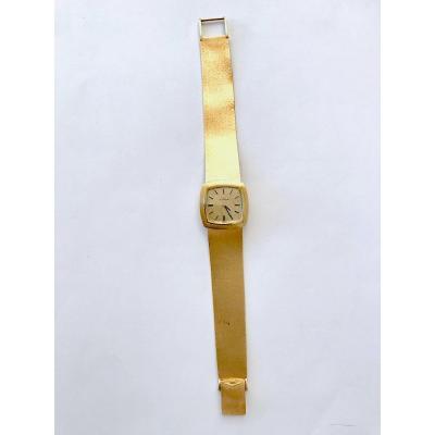 Proantic Movado Mechanical Ladies Watch Circa 1960 In 18k Yellow Gold