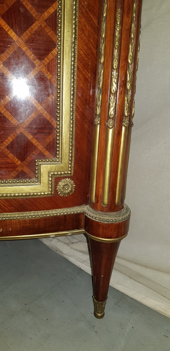 Angle Cabinet In The Louis XVI Style End XIX.-photo-4